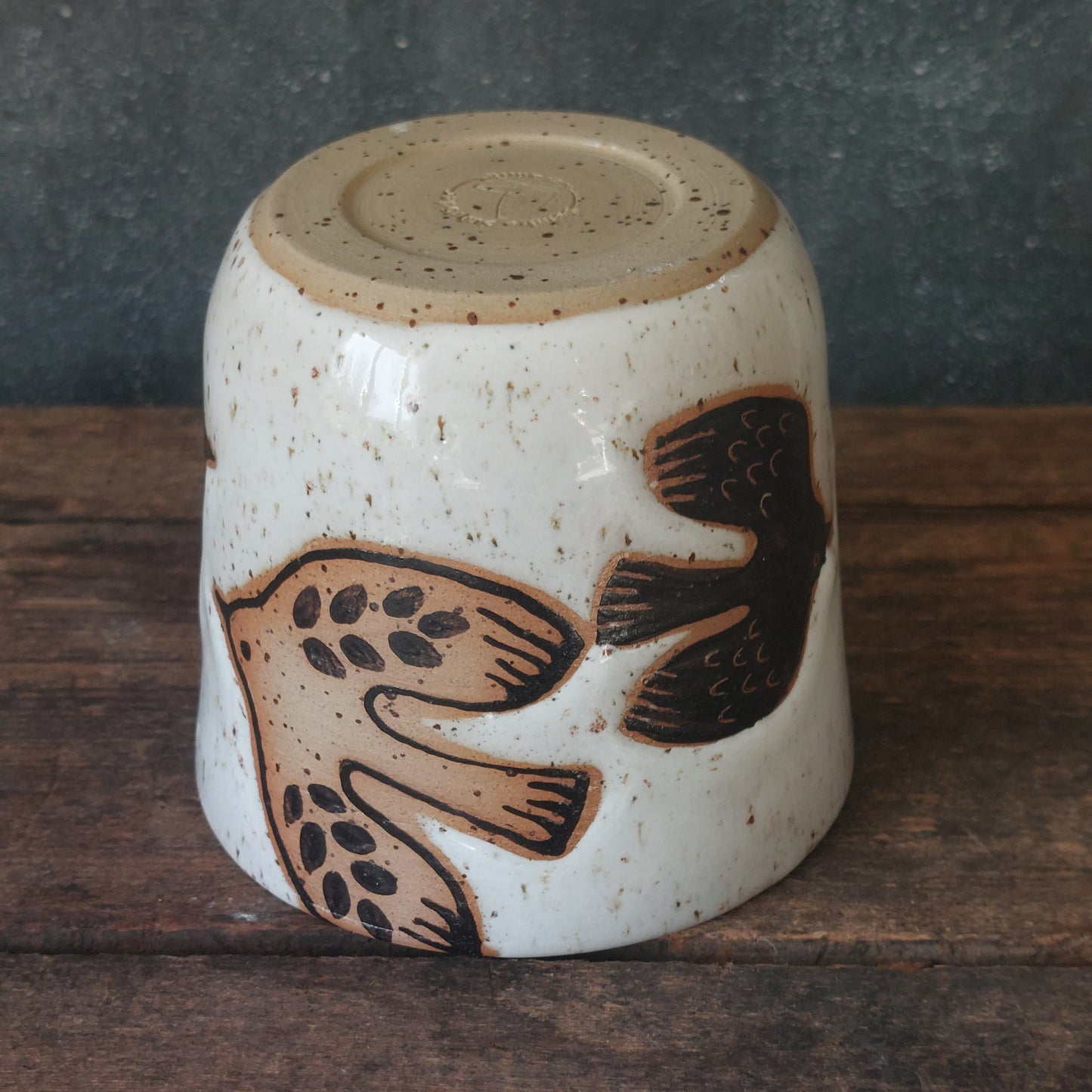 Becher, Vögel