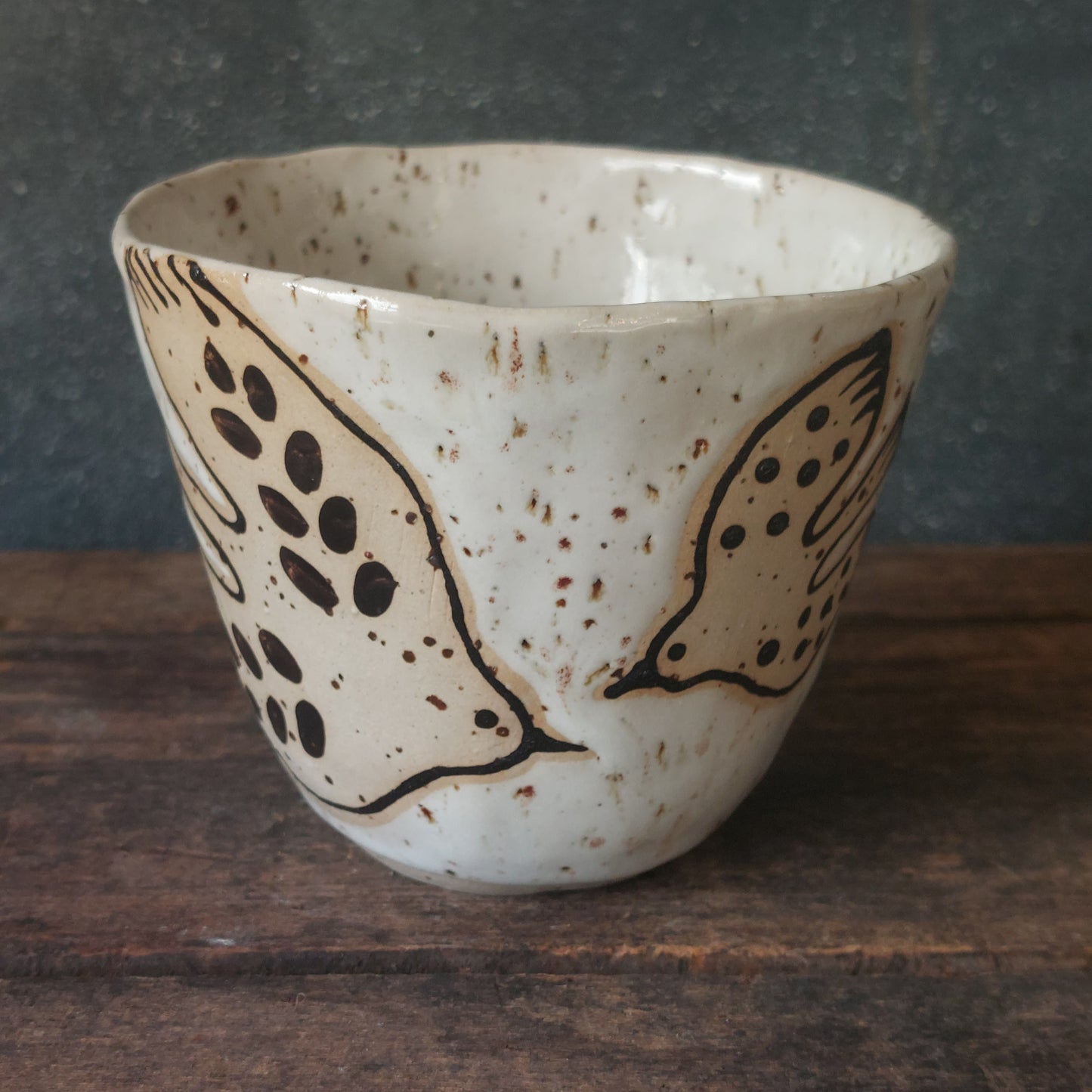 Becher, Vögel