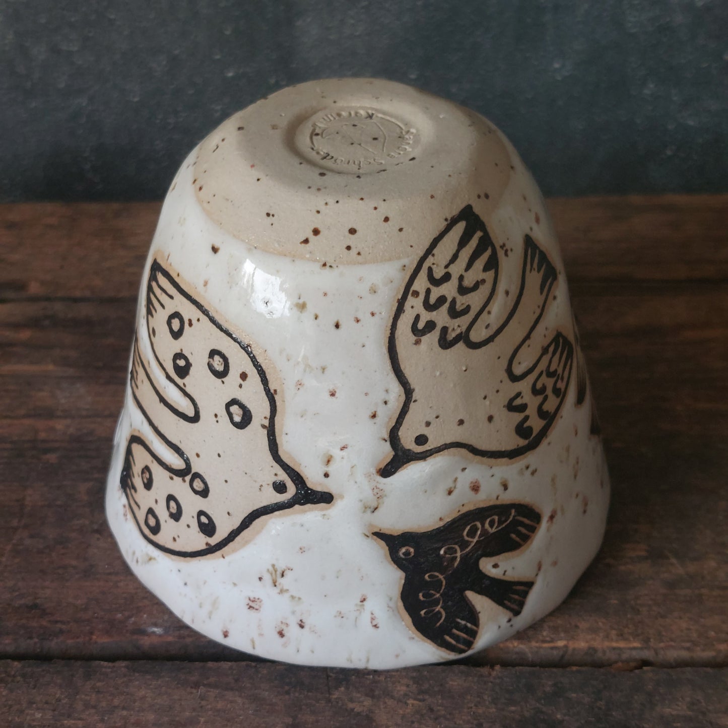Becher, Vögel
